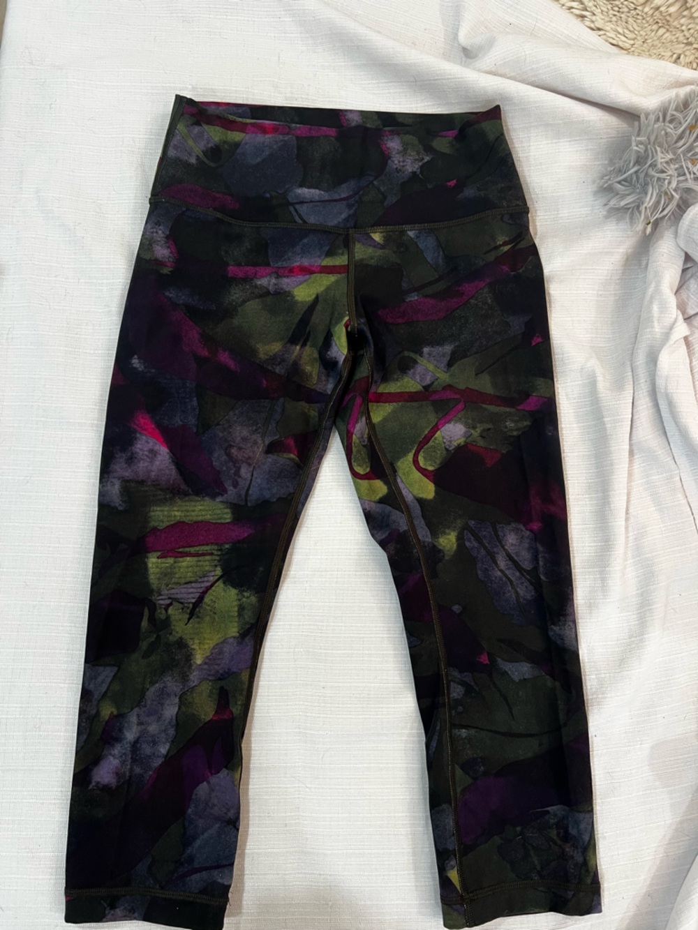 Multicolor Abstract Print Leggings